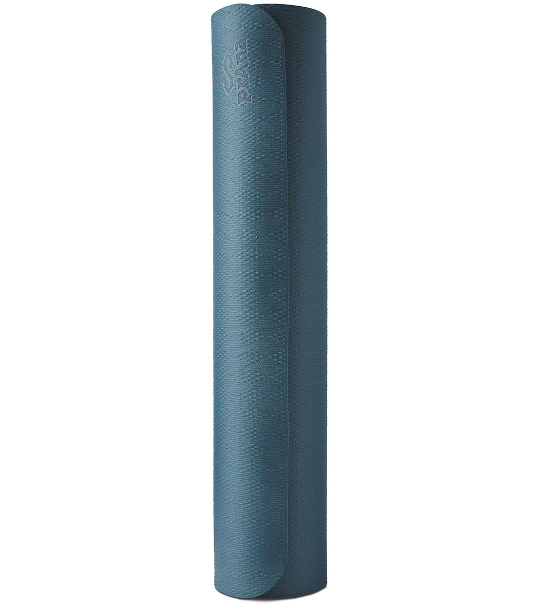 PrAna E.C.O. Yoga Mat 72" 5mm Petrol Blue