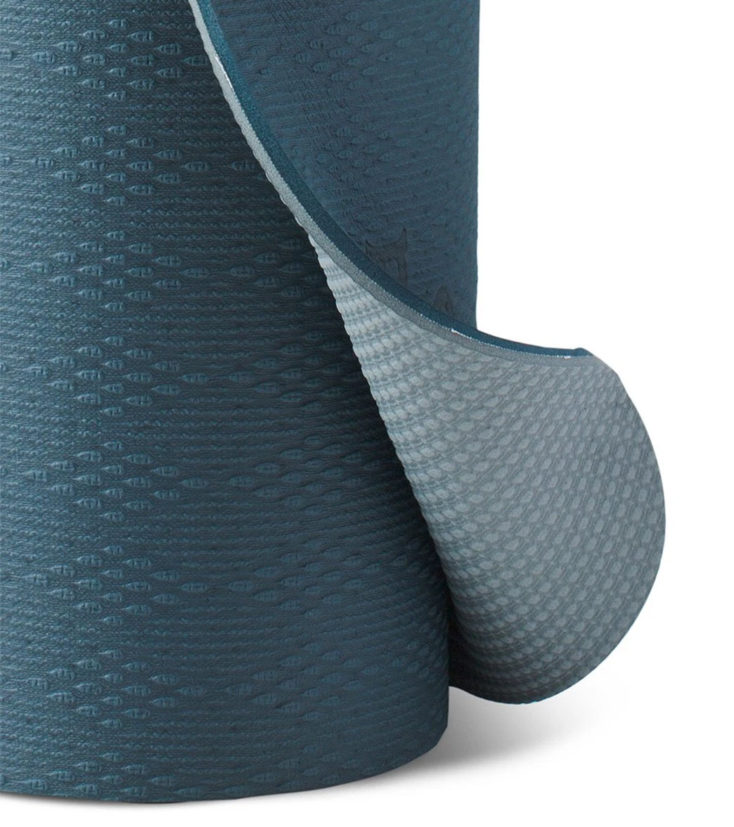 PrAna E.C.O. Yoga Mat 72" 5mm Petrol Blue - Image 2