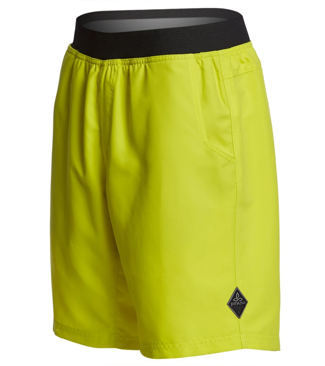 PrAna Men's Mojo Yoga Shorts Sulphur