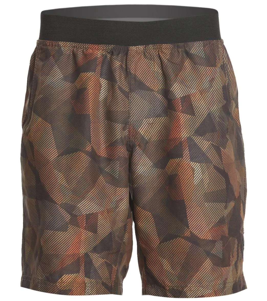 PrAna Men's Mojo Yoga Shorts Cumin Hex - Image 4