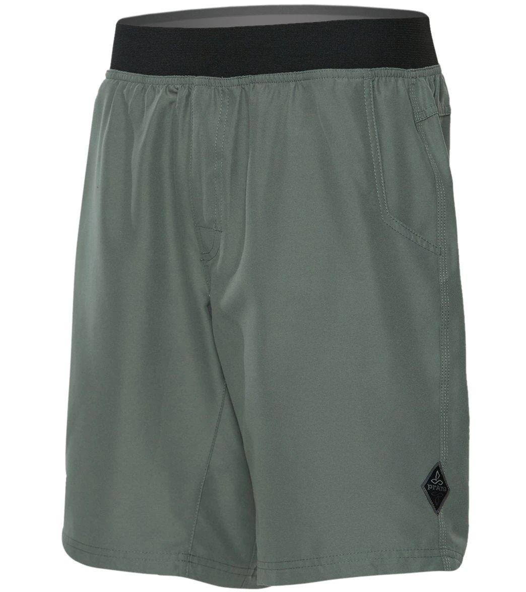 PrAna Men's Mojo Yoga Shorts Aloe