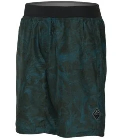 PrAna Men's Mojo Yoga Shorts Nori Green Foliage