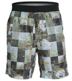 PrAna Men's Mojo Yoga Shorts Dark Khaki Bungalow