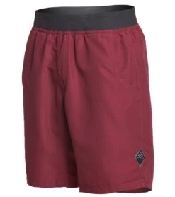PrAna Men's Mojo Yoga Shorts Nocturnal Red