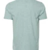 PrAna Men's V Neck Short Sleeve Workout Tee Agave Heather