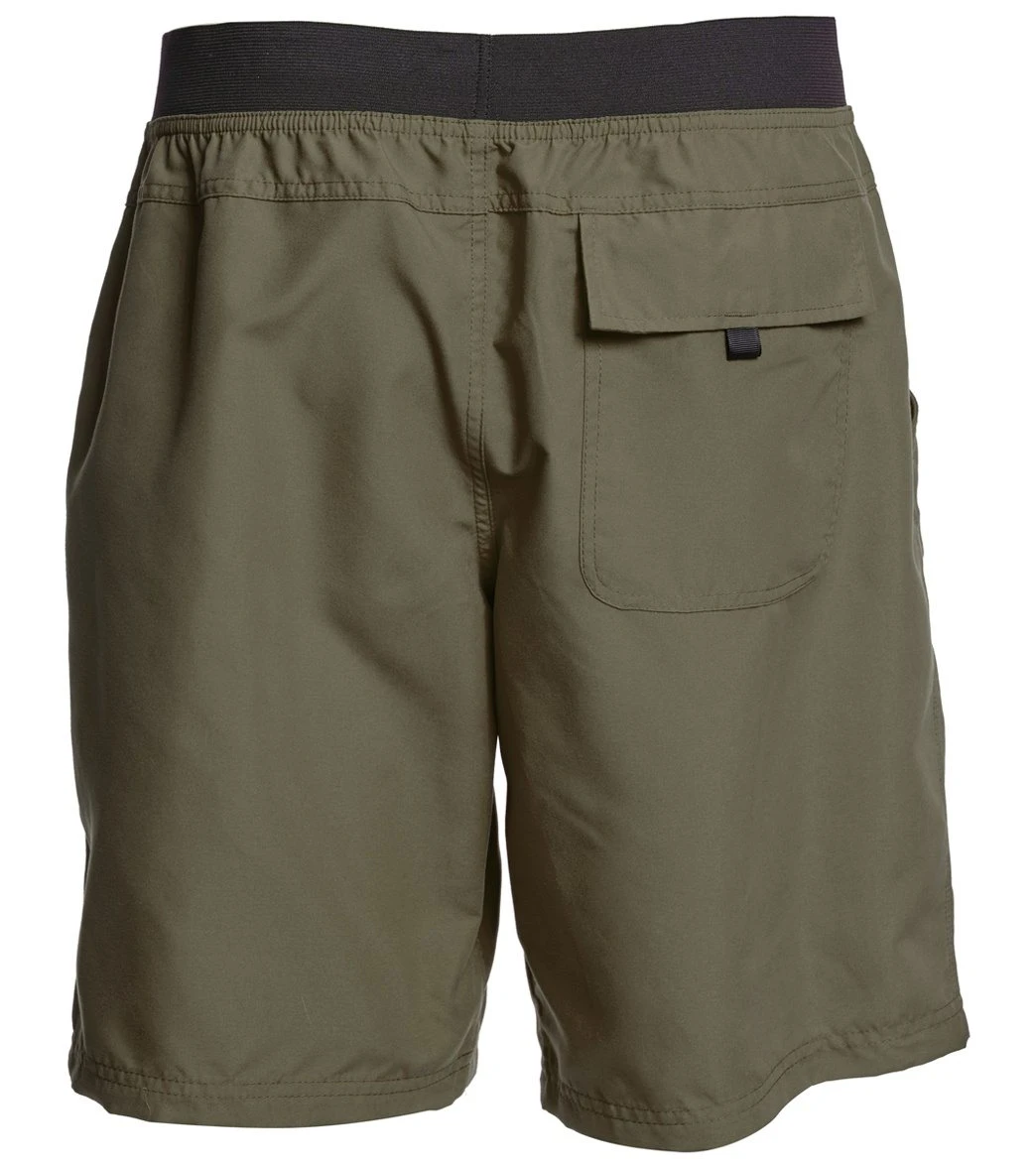 PrAna Men's Super Mojo Yoga Shorts Dark Olive - Image 2