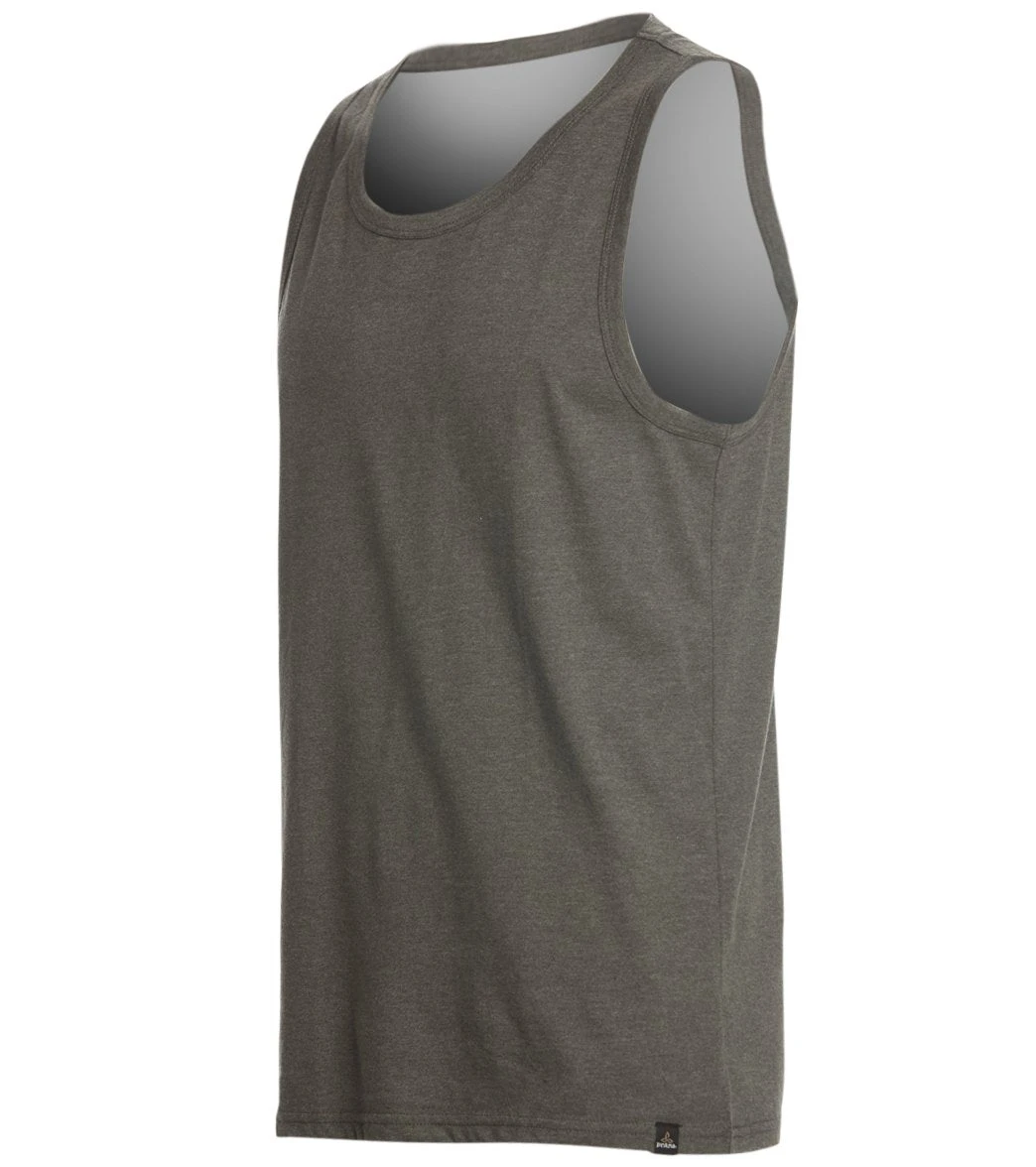 PrAna Men's PrAna Slim Yoga Tank Charcoal Heather