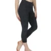 PrAna Pillar Yoga Capris Charcoal Heather Bodhi