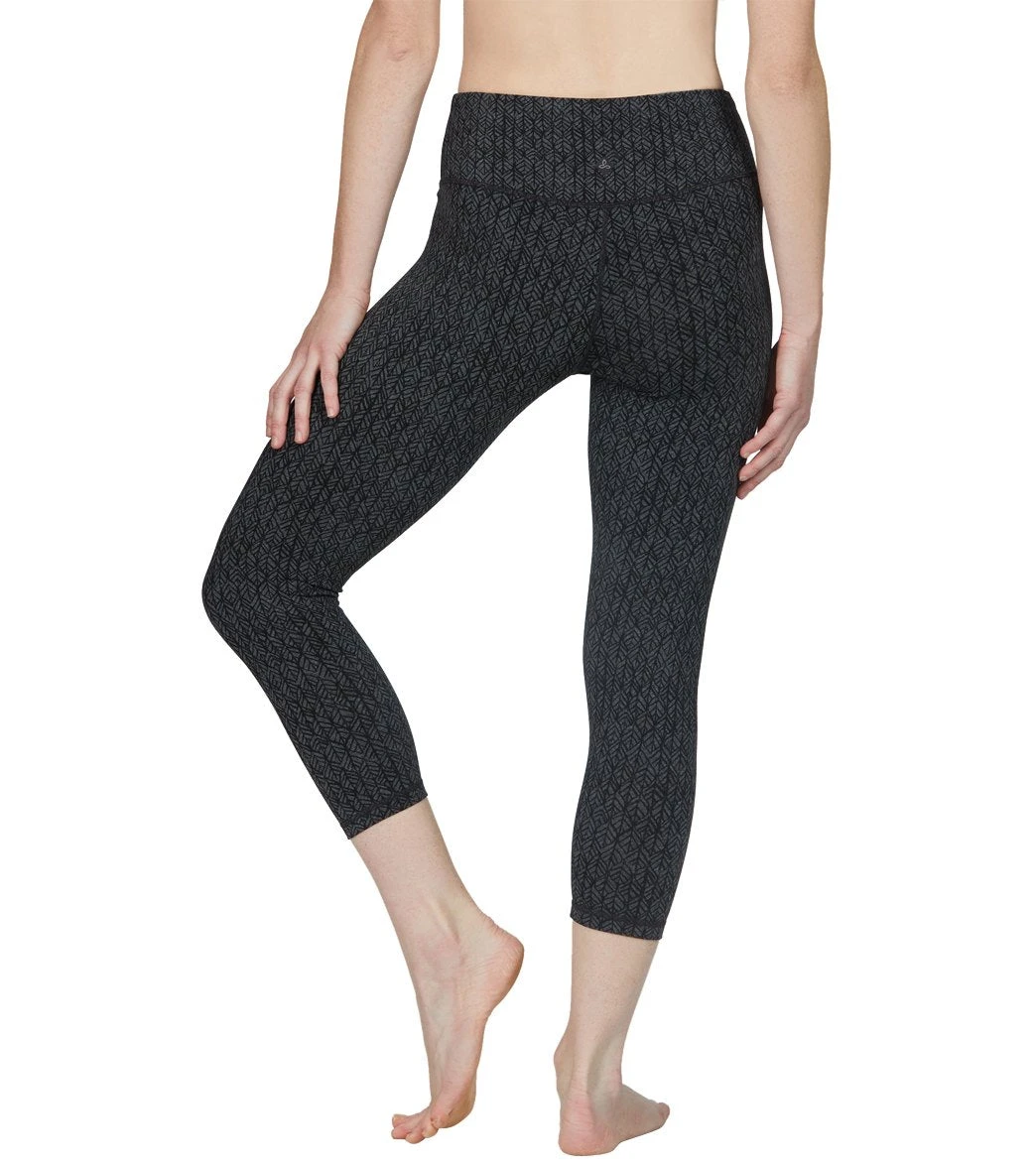PrAna Pillar Yoga Capris Charcoal Heather Bodhi - Image 2