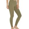 PrAna Pillar Yoga Leggings Rye Green