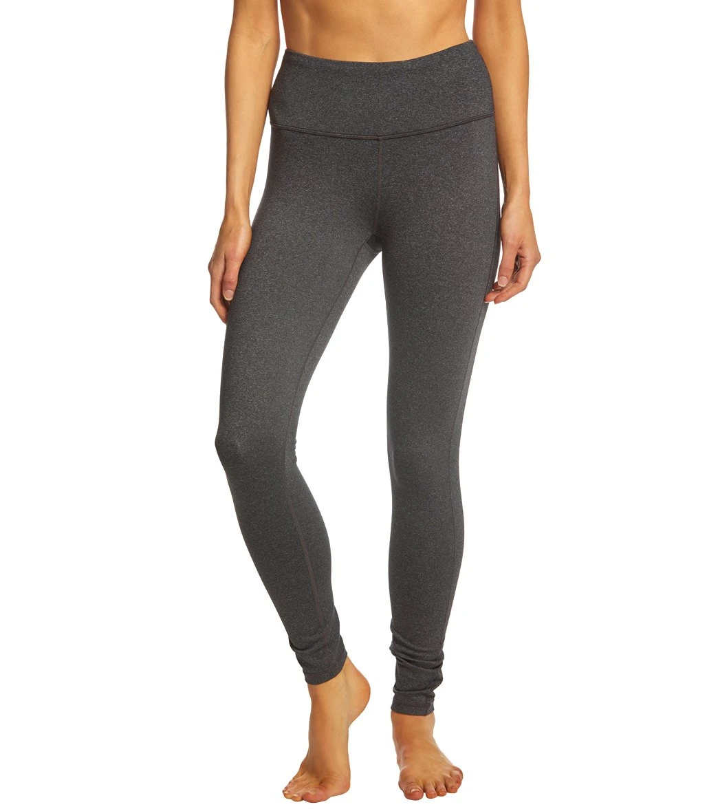 PrAna Transform High Waisted Yoga Leggings Charcoal Heather - Image 4