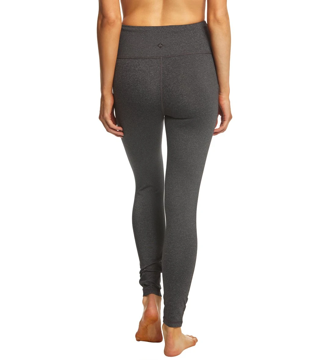 PrAna Transform High Waisted Yoga Leggings Charcoal Heather - Image 2