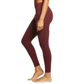 PrAna Momento 7/8 Yoga Leggings Black Cherry