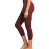 PrAna Momento Yoga Capris Black Cherry