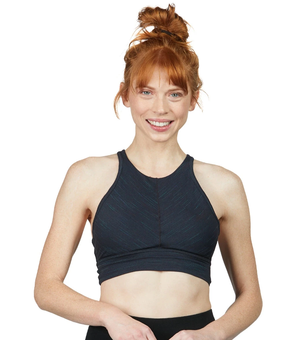 PrAna Itzel Yoga Sports Bra Highland Green
