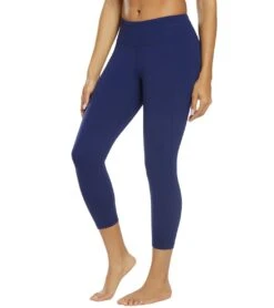 PrAna Momento Yoga Capris Blue Anchor