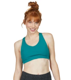 PrAna Verana Yoga Sports Bra True Teal