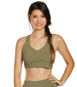 PrAna Verana Yoga Sports Bra Rye Green