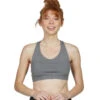 PrAna Verana Yoga Sports Bra Heather Grey