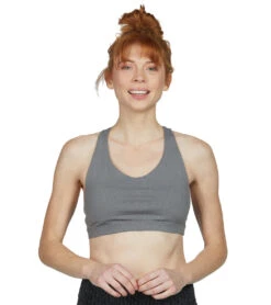 PrAna Verana Yoga Sports Bra Heather Grey