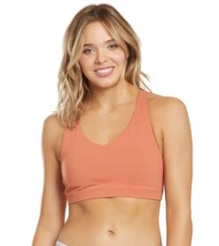 PrAna Verana Yoga Sports Bra Toasted Terracotta