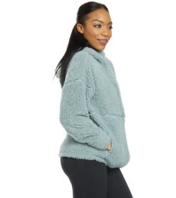 PrAna Permafrost Half Zip After Yoga Jacket Agave