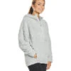 PrAna Permafrost Half Zip After Yoga Jacket Silver Spray