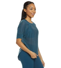 PrAna Helani Top Petrol Blue