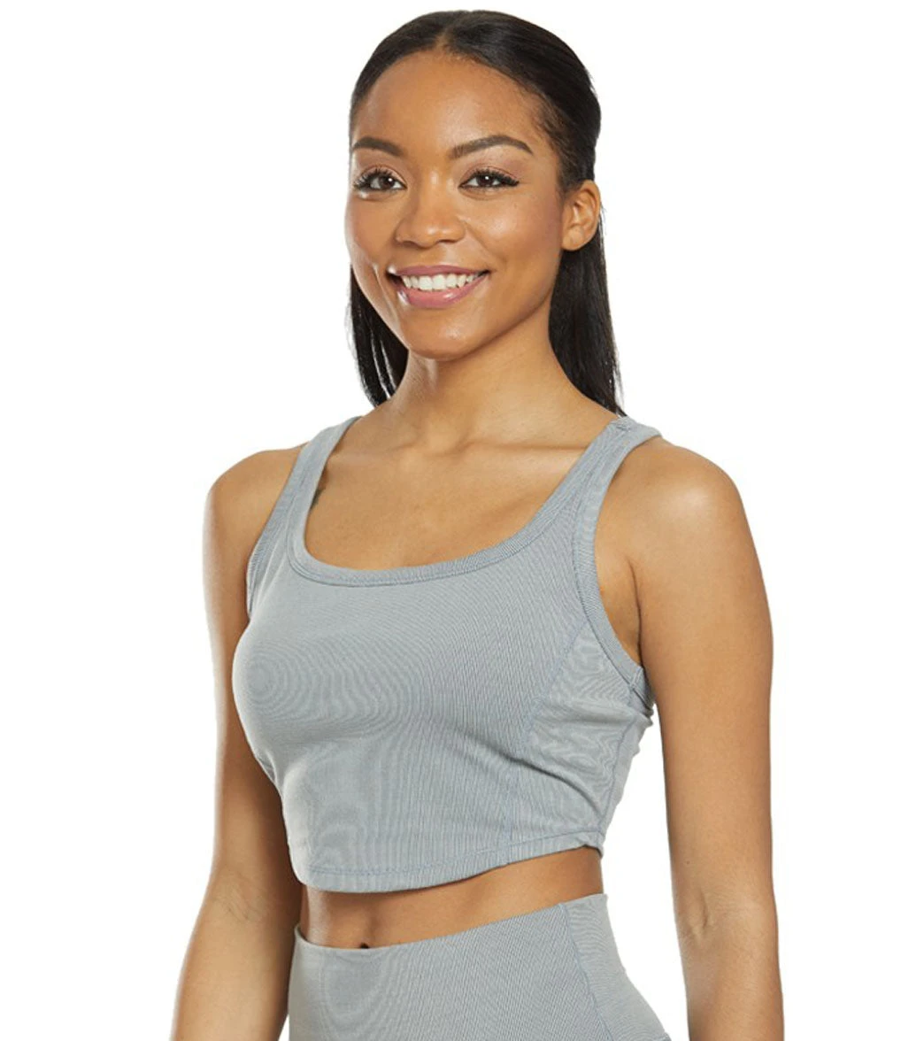 PrAna Becksa Bralette Silver Spray Heather - Image 4