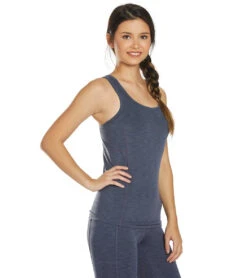 PrAna Becksa Support Tank Midnight Dew Heather