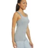 PrAna Becksa Support Tank Silver Spray Heather