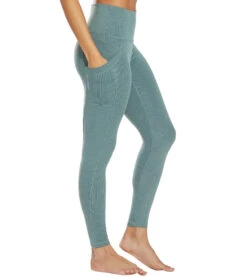 PrAna Becksa 7/8 Yoga Leggings Dusty Aloe Heather