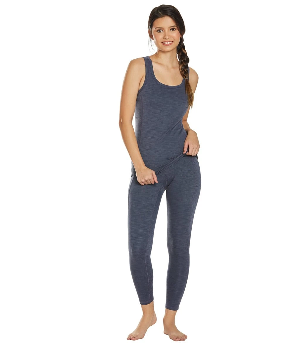 PrAna Becksa 7/8 Yoga Leggings Midnight Dew Heather - Image 3