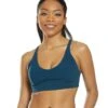 PrAna Momento Yoga Sports Bra Petrol Blue