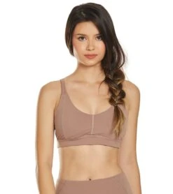 PrAna Momento Yoga Sports Bra Dark Mauve