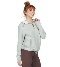 PrAna Hartlie Pullover Bone Heather