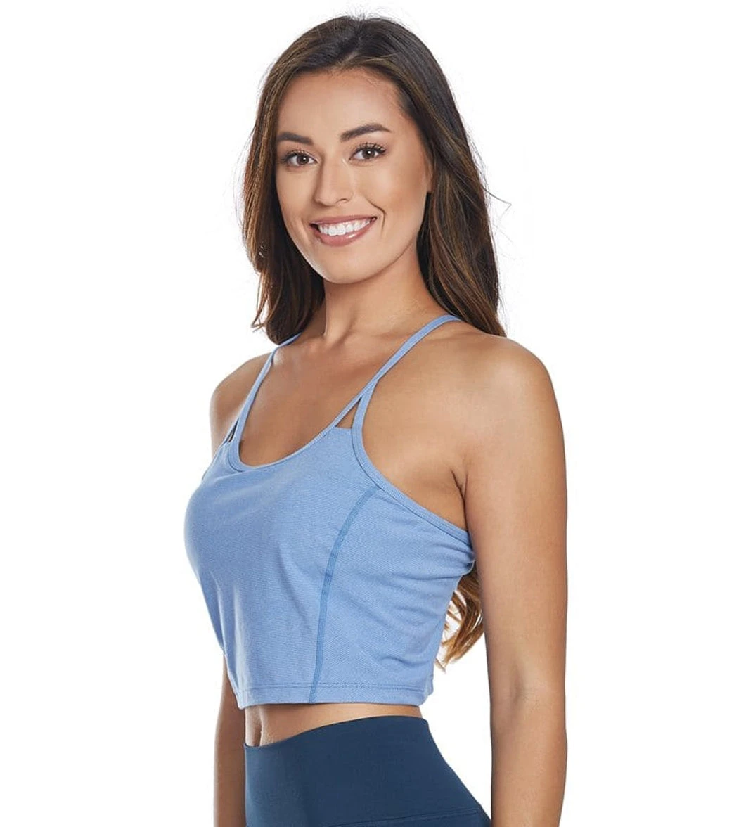PrAna Prado Yoga Sports Bra Colony Blue - Image 4
