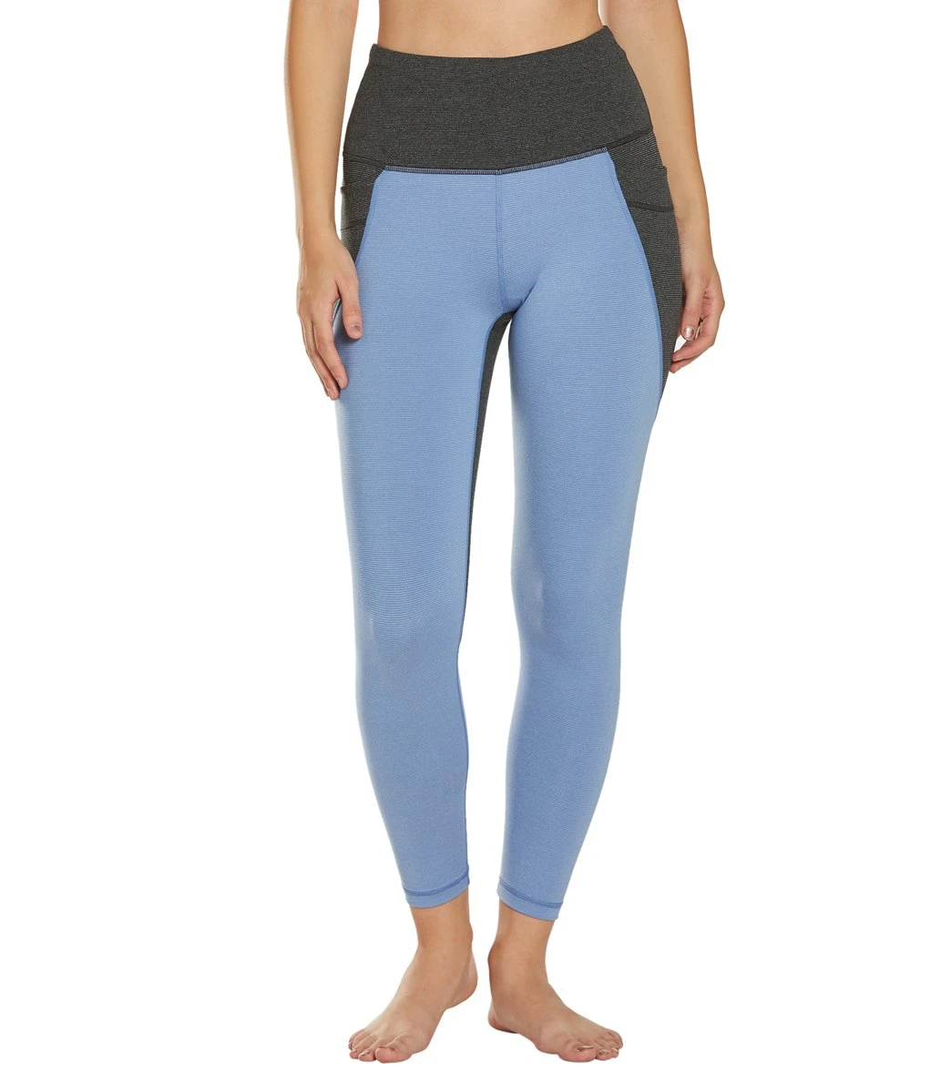 PrAna Stefania 7/8 Yoga Leggings Colony Blue