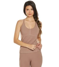 PrAna Momento Yoga Top Dark Mauve