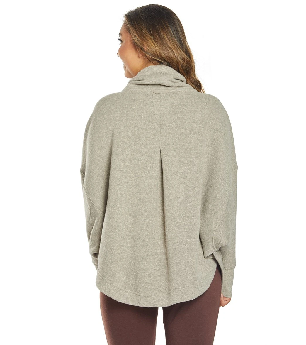 PrAna Cozy Up After Yoga Poncho Oatmeal Heather - Image 2