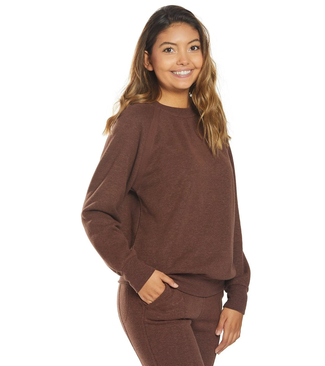 PrAna Cozy Up Sweatshirt Cocoa Heather