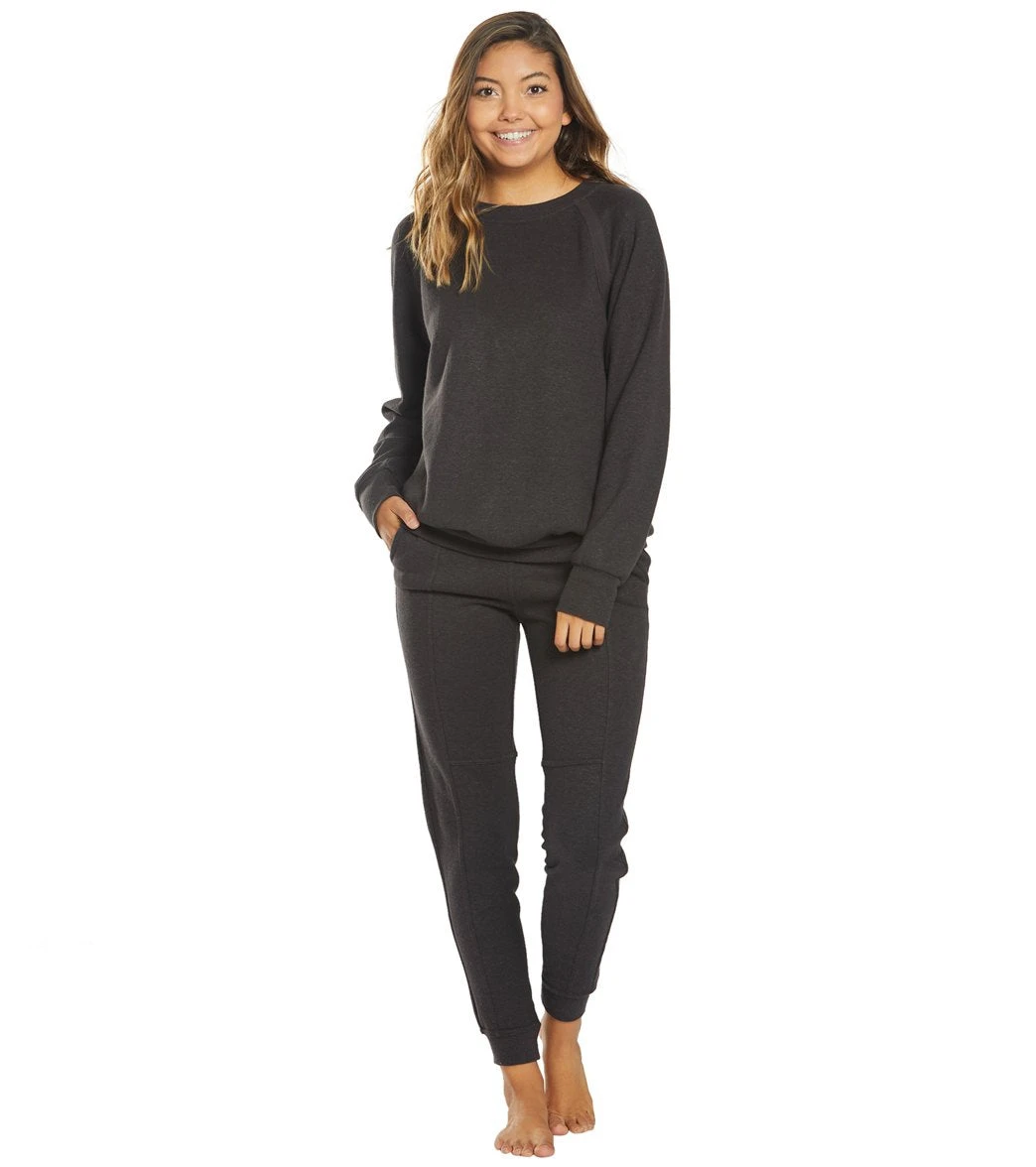 PrAna Cozy Up Sweatshirt Charcoal Heather - Image 3