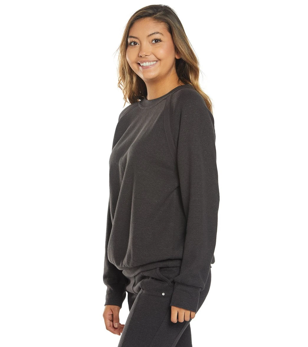 PrAna Cozy Up Sweatshirt Charcoal Heather - Image 4