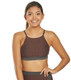 PrAna Elisha Yoga Sports Bra Cocoa