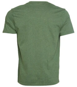PrAna Men's V Neck Short Sleeve Workout Tee Pineneedle Heather