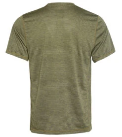 PrAna Men's Hardesty Short Sleeve Tee Pistachio Stripe