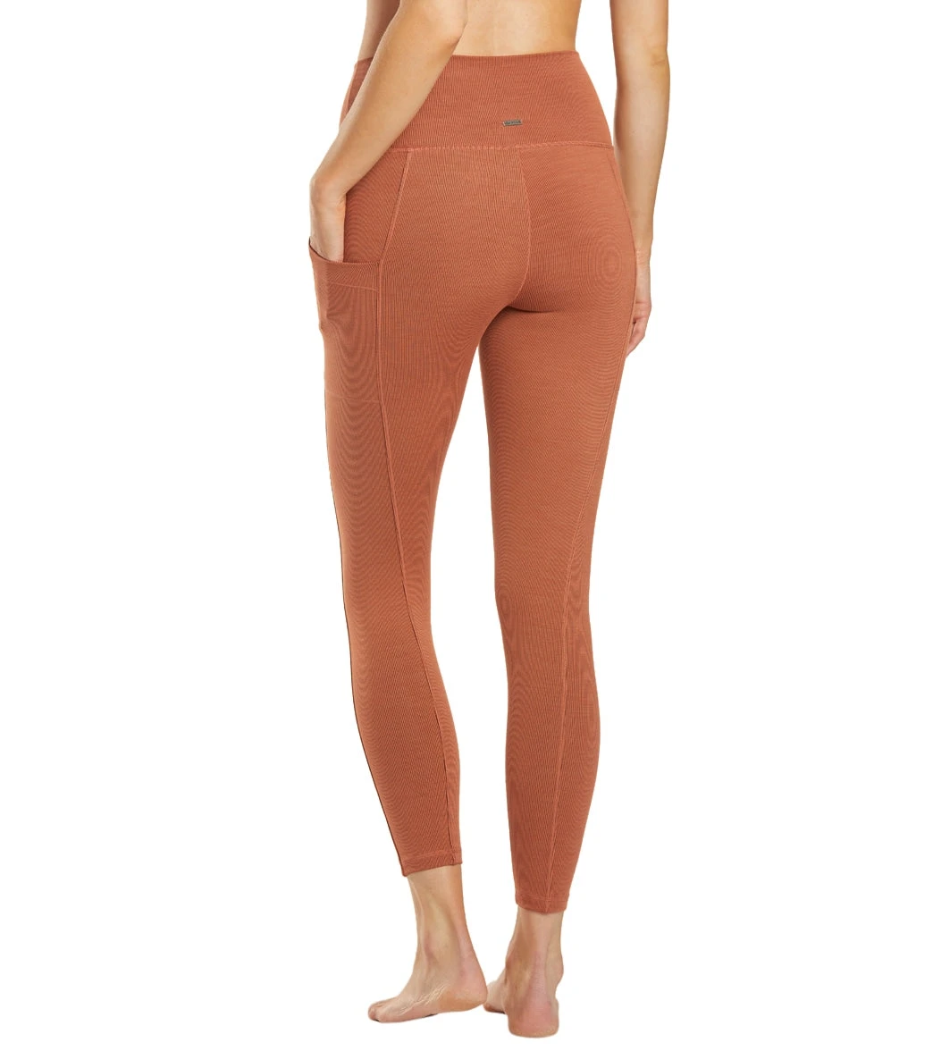 PrAna Becksa 7/8 Yoga Leggings Liqueur Heather - Image 2