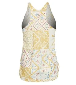 PrAna Amata Yoga Top Soft White Tile