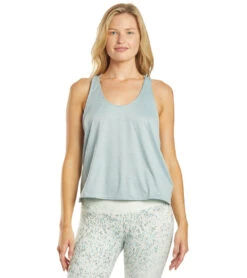 PrAna Florette Yoga Tank Smoky Blue