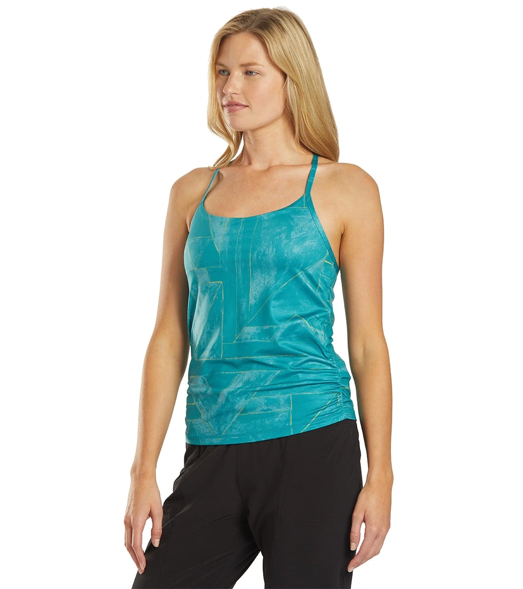 PrAna Wander Often Yoga Top Retro Teal Glow - Image 4